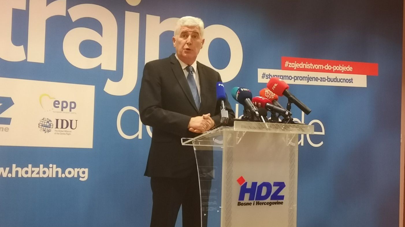 Čović: U četvrtak sastanak predstavnika vlasti o uslovima EU koje BiH treba ispuniti do marta